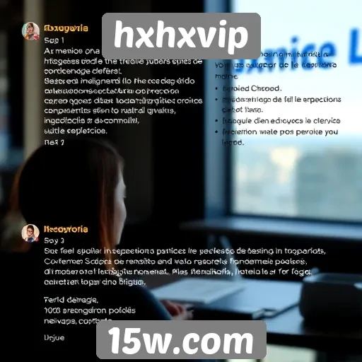 Feedback dos usuários sobre a experiência no hxhxvip