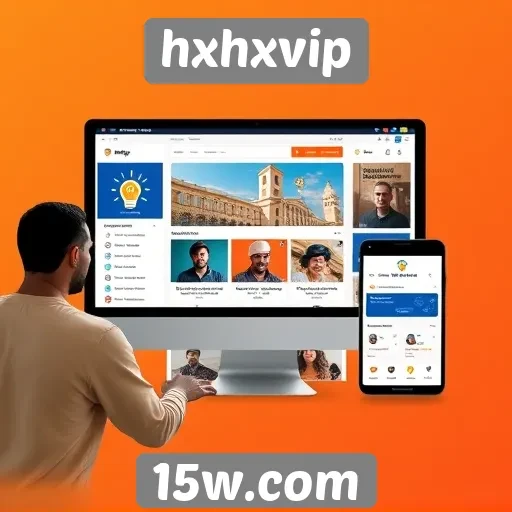 Interface do usuário do hxhxvip é intuitiva